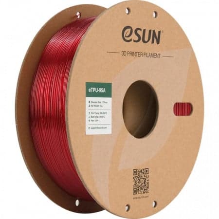 esun TPU transparent red