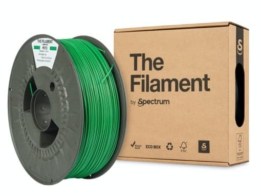 the filament PETG circuit green