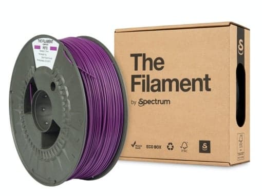 the filament PETG plasma purple