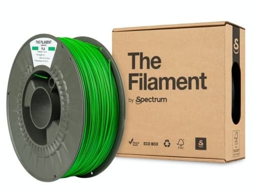 the filament PLA circuit green