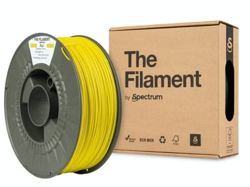 the filament PLA sorbet yellow