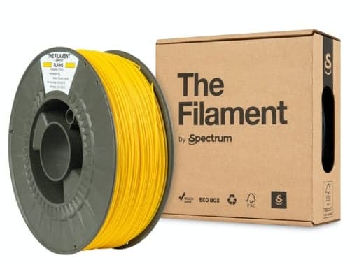 the filament PLA tuscany yellow