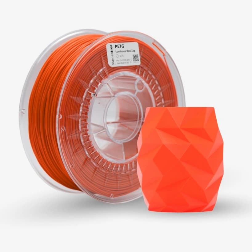 plastiny PETG bright red