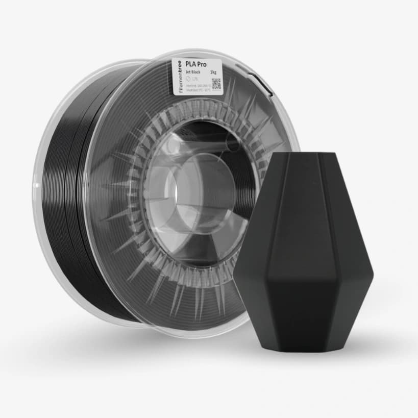 plastiny PLA jet black