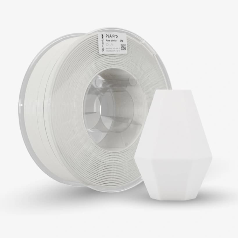 plastiny PLA pure white