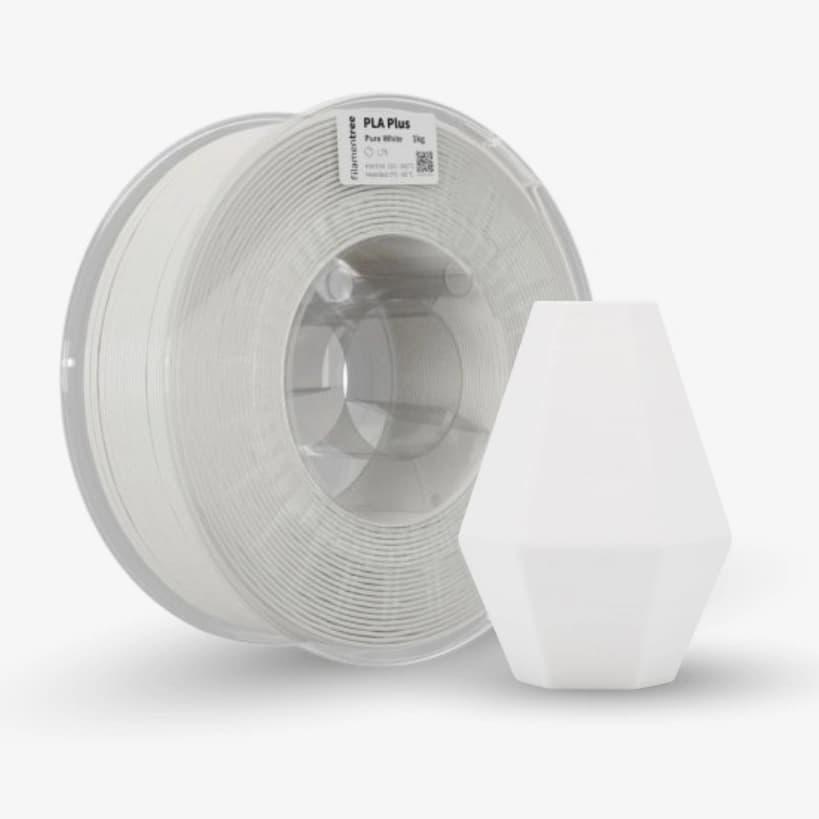 plastiny PLA pure white