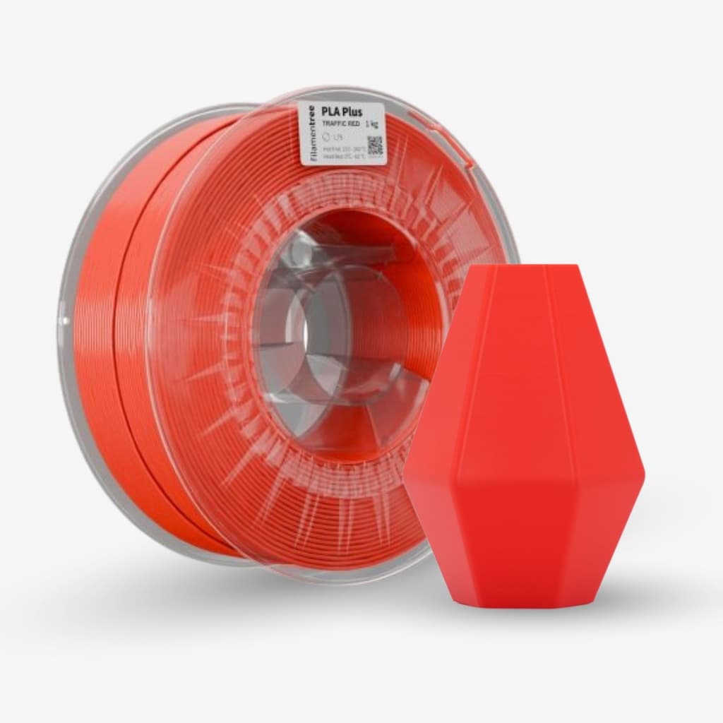 plastiny PLA traffic red