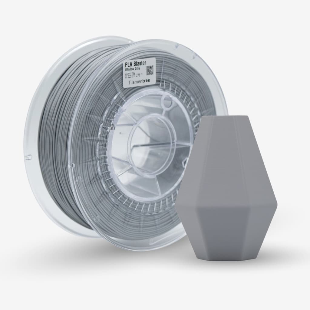 plastiny PLA window grey