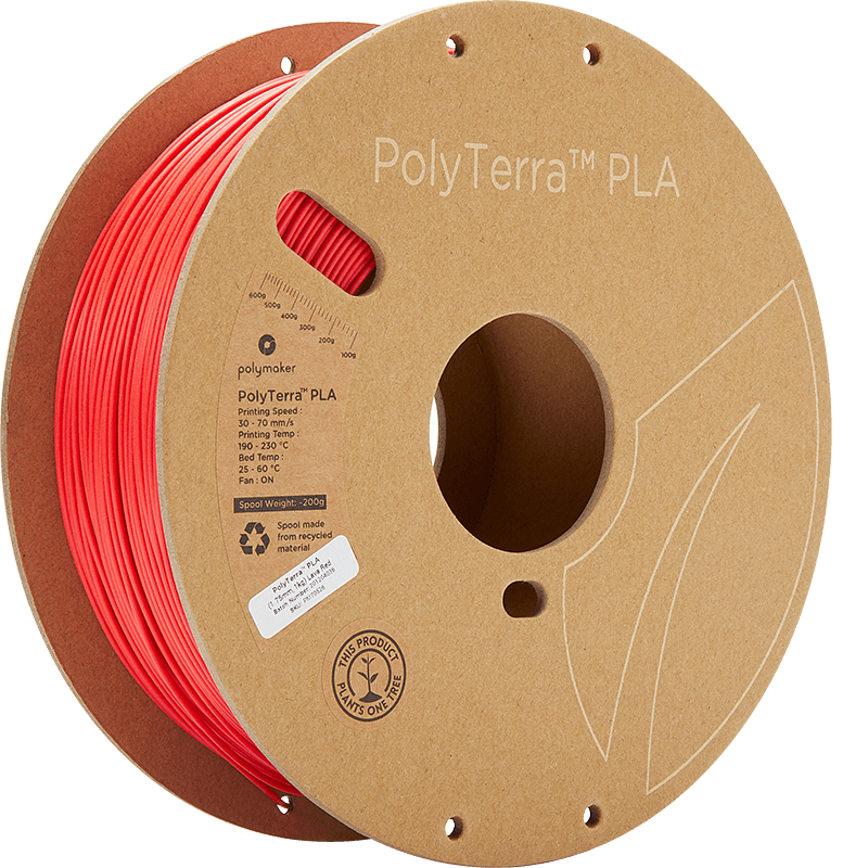 polymaker PLA red