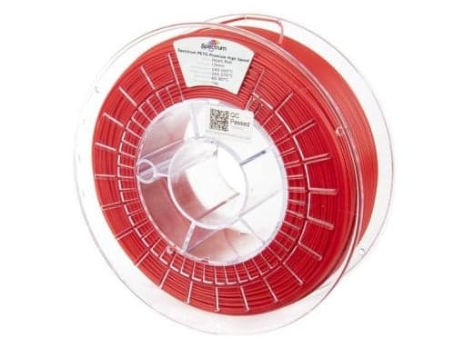 spectrum PETG heart red