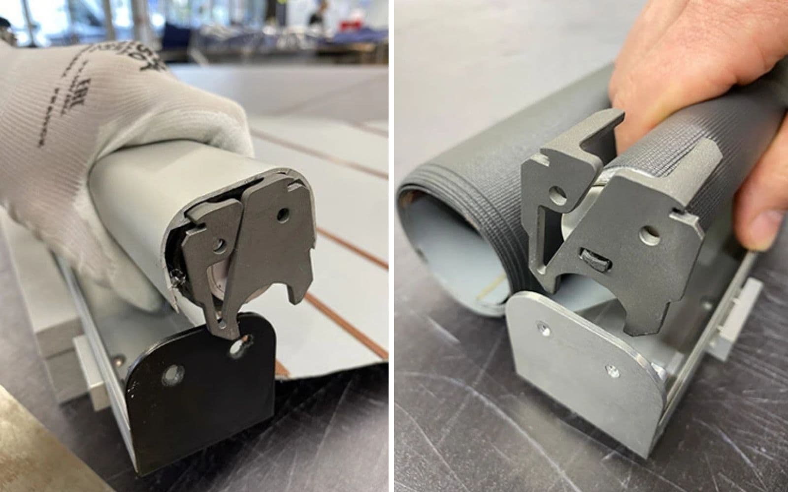 Lufthansa Technik imprimă 3D din titan un zăvor din polimer imposibil de procurat
