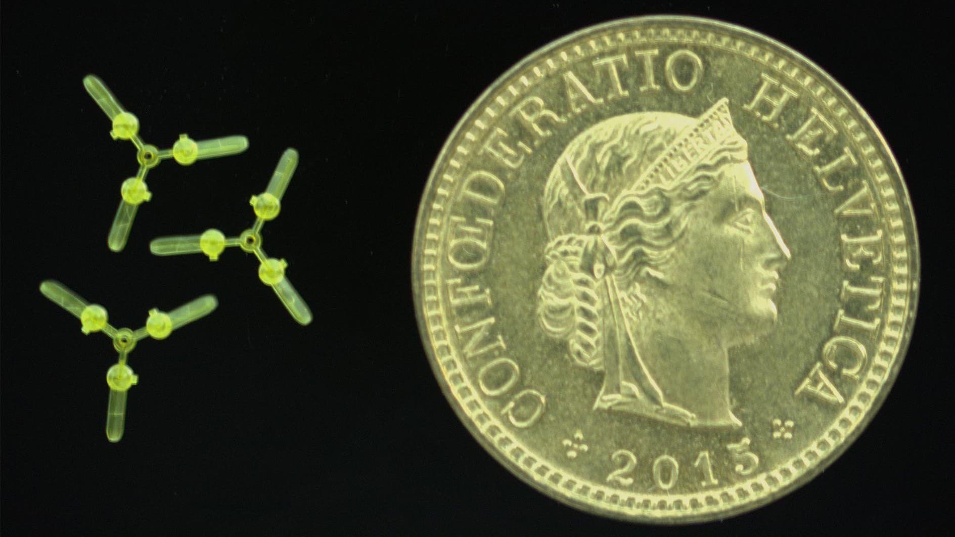 EPFL folosește nanoprintarea 3D pentru a construi microvehicule aeriene propulsate de sunet