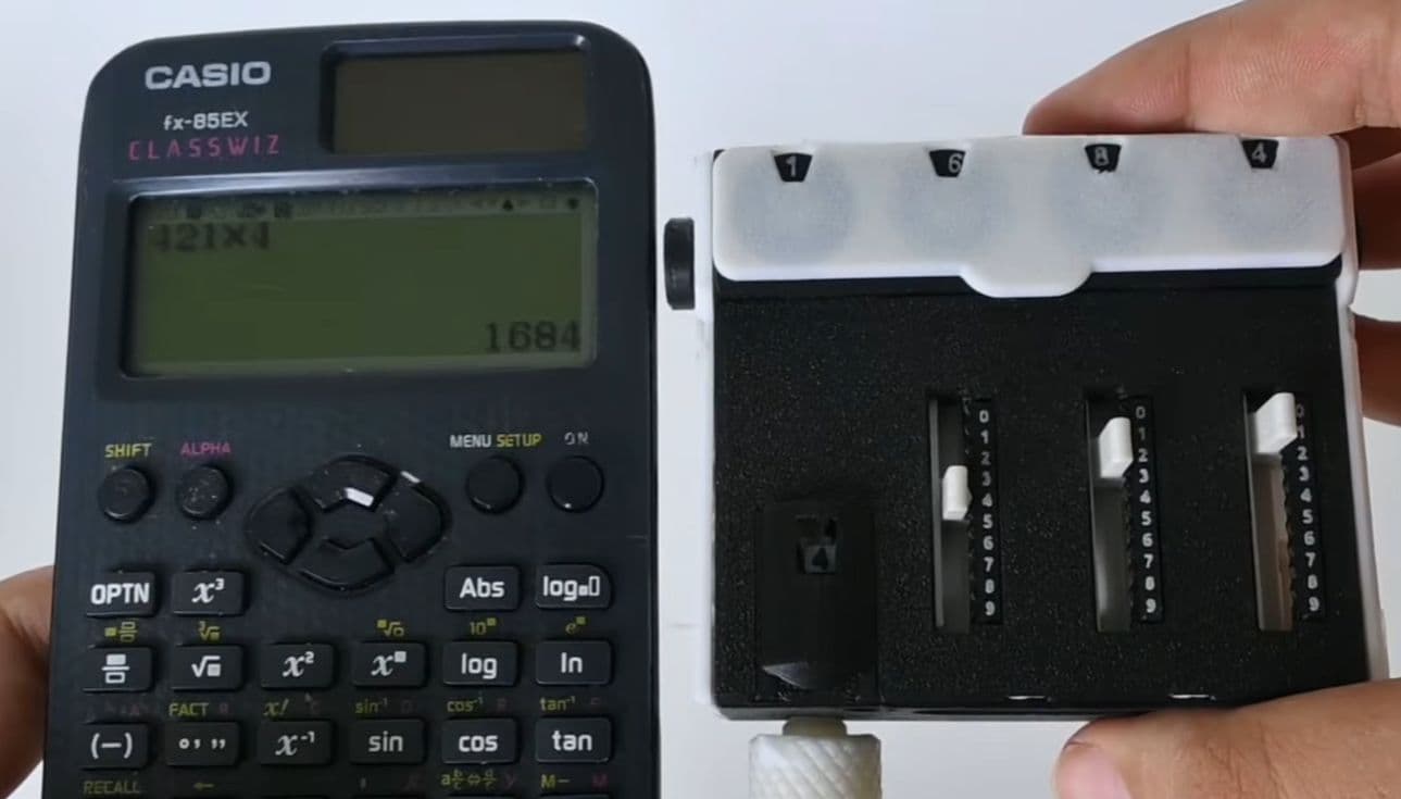 Proiectarea unui calculator mecanic imprimat integral 3D