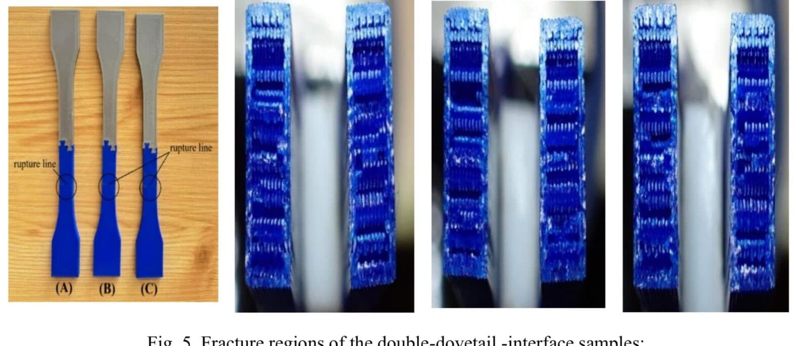 Geometria interfeței poate salva printurile PLA multimaterial