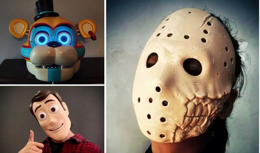 Cele mai bune măști de Halloween printate 3D