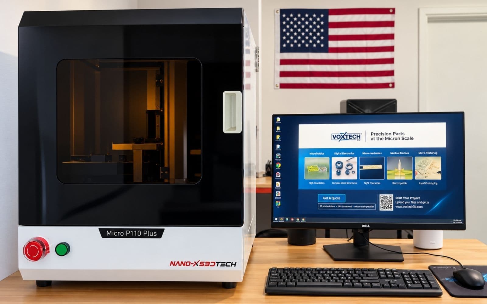 VoxTech3D va distribui imprimantele micro-DLP Nano-XS3DTech în America de Nord