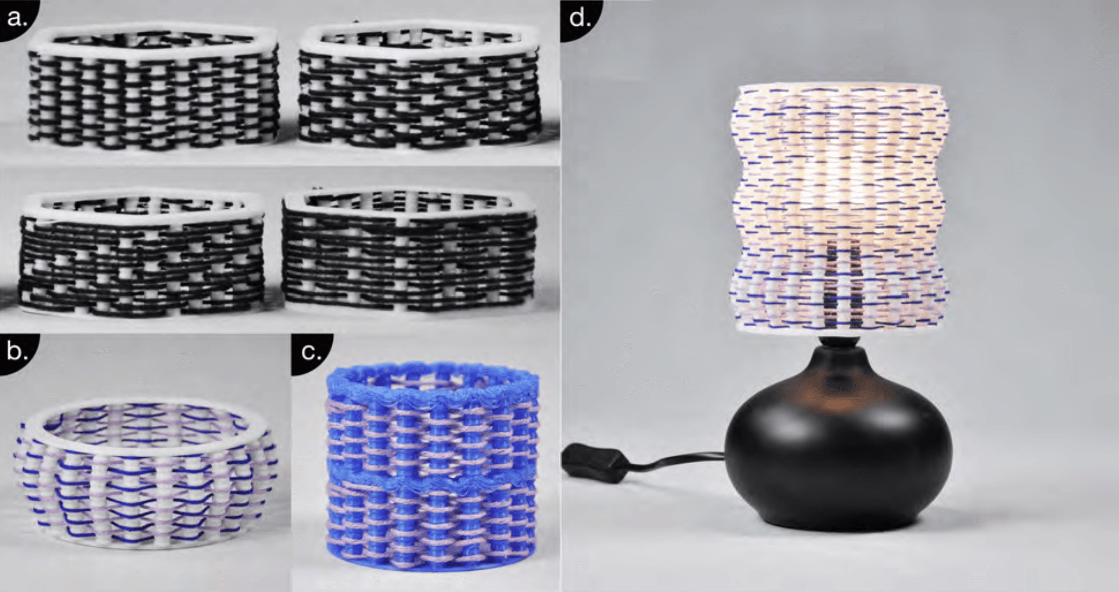 Fire textile și filament, combinate cu FilaLoom