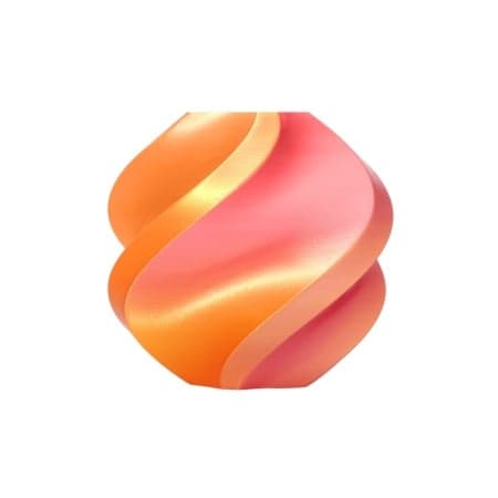 bambu lab PLA silk gilded rose (orange- red)