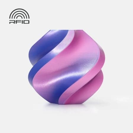 bambu lab PLA silk neon city (blue- magenta)