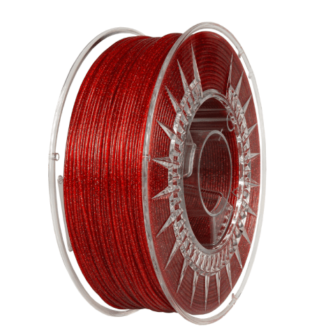 devil design PLA galaxy red