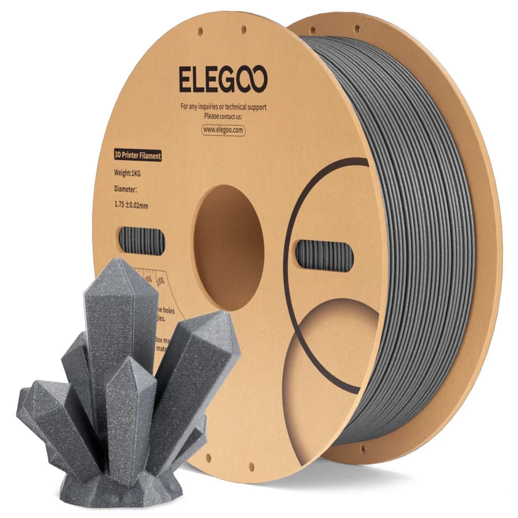 elegoo PLA sparkle dark grey