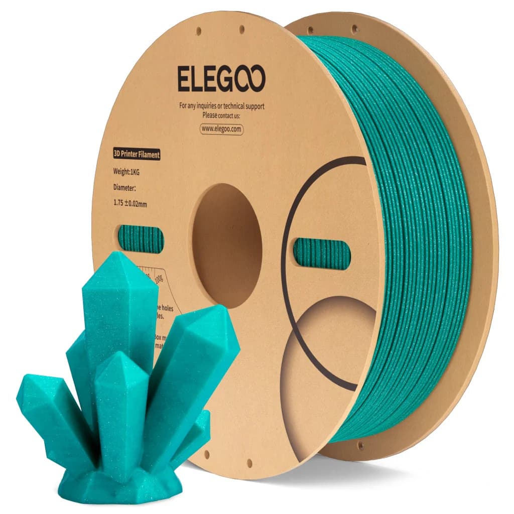 elegoo PLA sparkle turquoise