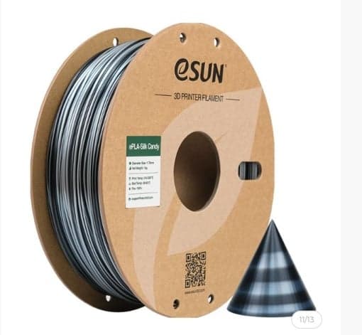 esun PLA candy silver black