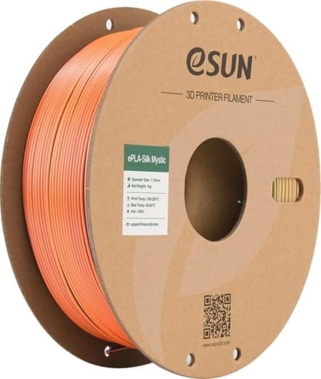 esun PLA mystic blue orange green