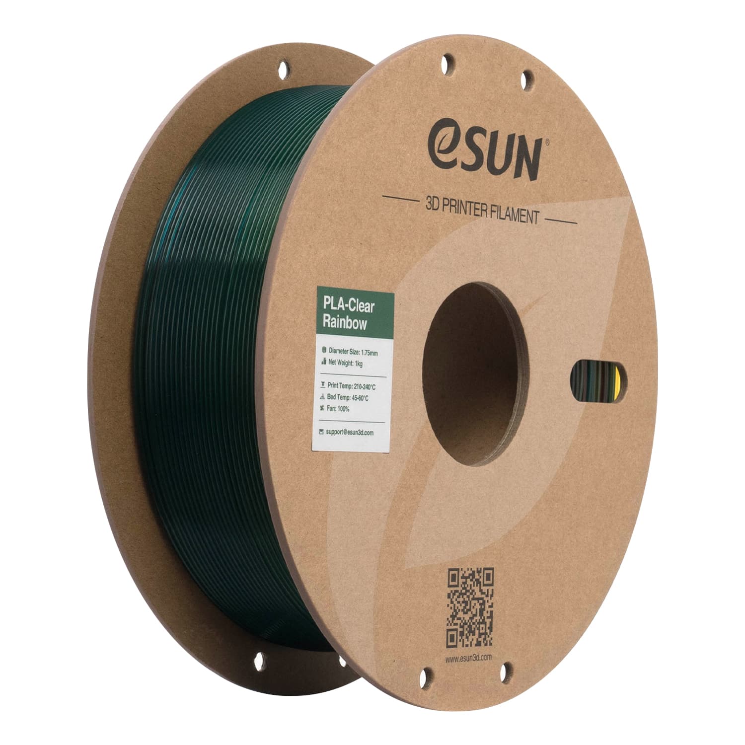esun PLA rainbow translucent rainbow b