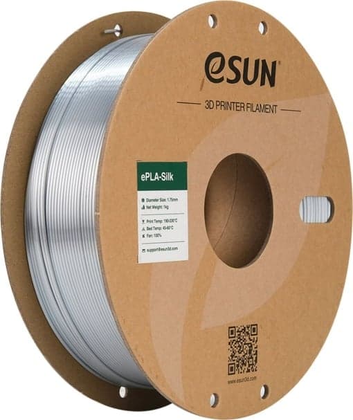 esun PLA silk metal color silver