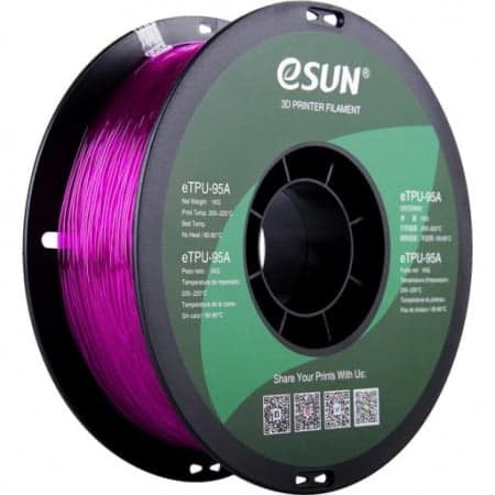 esun TPU transparent purple