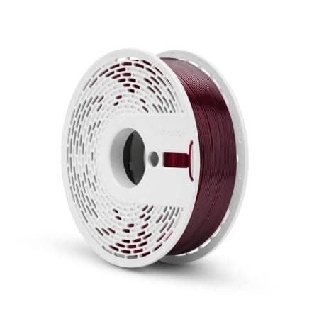 fiberlogy PETG burgundy transparent