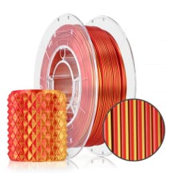 optimus digital PLA bicolor red and gold