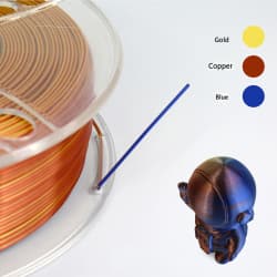 optimus digital PLA tricolor gold blue copper