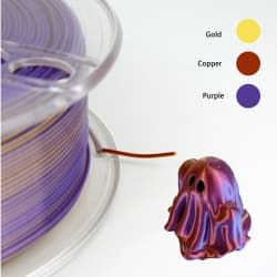 optimus digital PLA tricolor gold purple copper