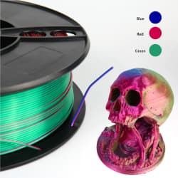 optimus digital PLA tricolor red, green and blue