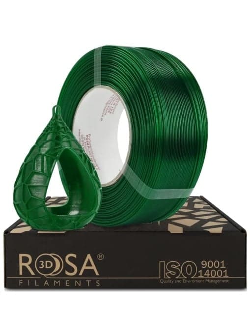rosa3d PETG bottle green transparent