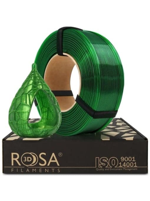rosa3d PETG pure green transparent