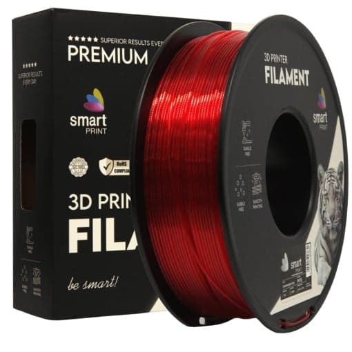 professional lab PETG transparent red