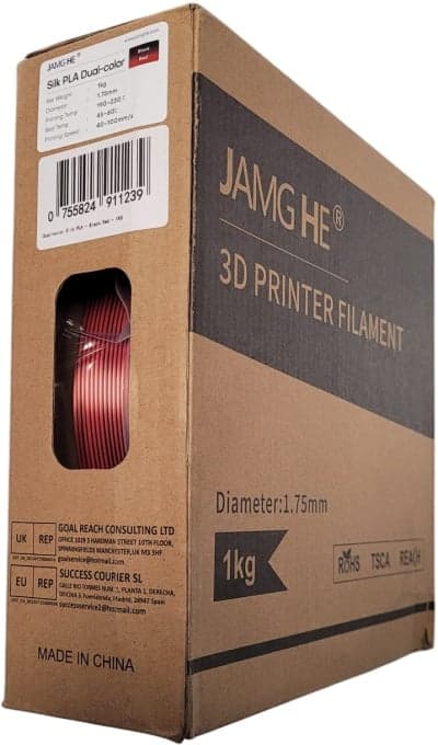 jamg he PLA dual-color black red
