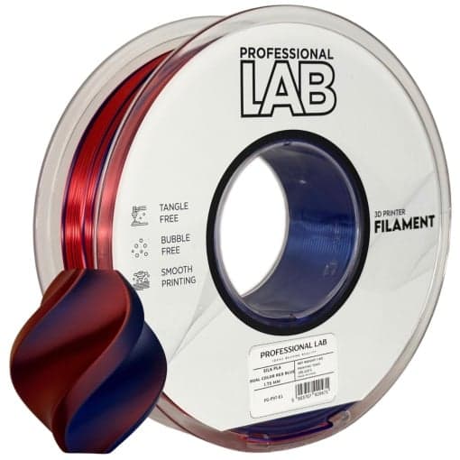 professional lab PLA dual color rosu albastru