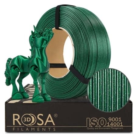 rosa3d PLA galaxy emerald green