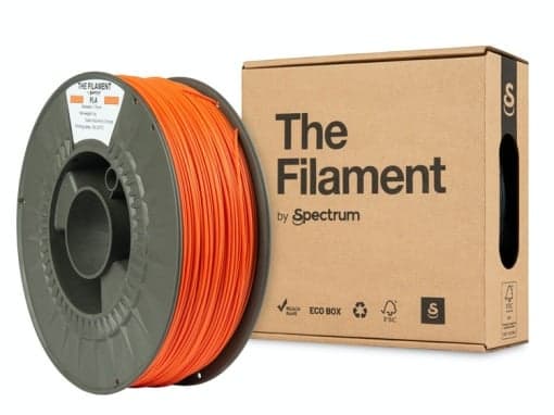 the filament PLA machinery orange