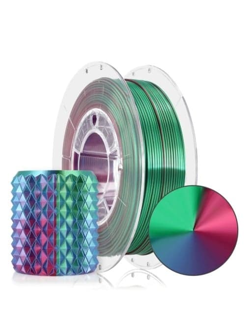 rosa3d PLA magic silk aurora blue-purple-green