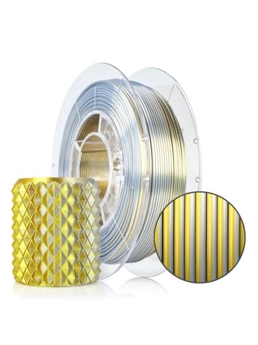 rosa3d PLA magic silk gold silver