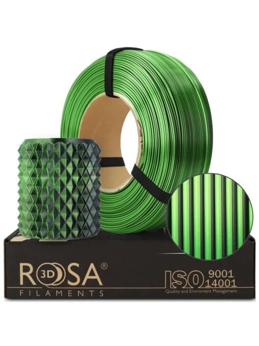 rosa3d PLA magic silk mistic green
