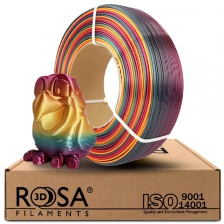 rosa3d PLA rainbow silk tropical