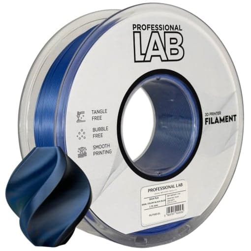 professional lab PLA silk black blue