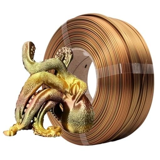 azurefilm PLA silk rainbow amber