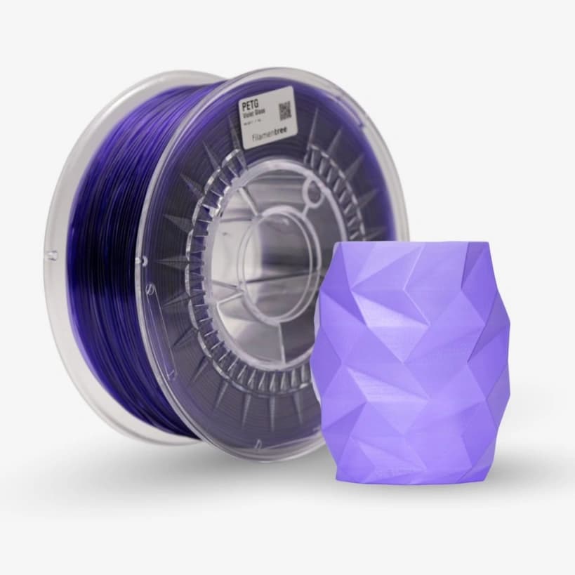 plastiny PETG violet glass
